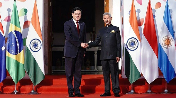 Indian Foreign Minister S. Jaishankar and Chinese Foreign Minister Qin Gang (file picture)