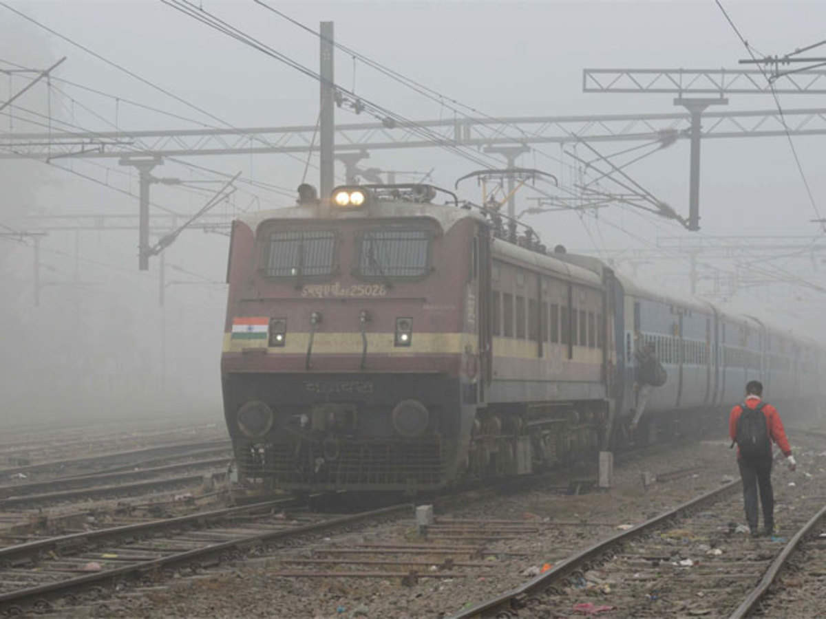 Railways Probe Storm and Fire Scare