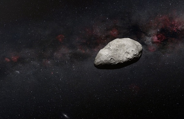 Hazardous Asteroid (symbolic picture)