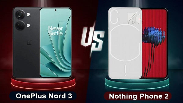 Nothing Phone and oneplus nord 3 (symbolic picture)