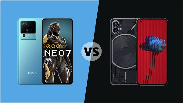 Nothing Phone 2 vs iQoo Neo 7 Pro (symbolic picture)