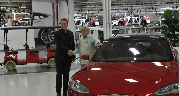 Elon Musk and Tesla (Symbolic picture)