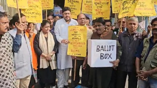 Protest over the ballot box.