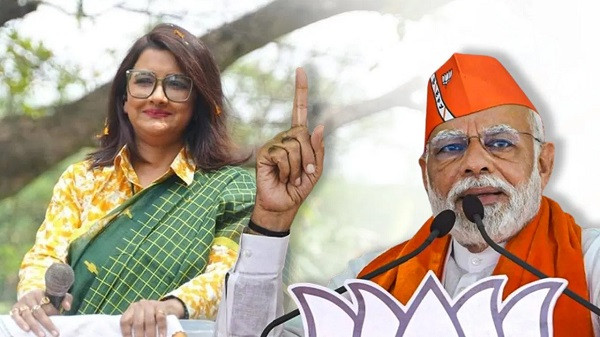 PM Modi and Rachana Banerjee (symbolic picture)