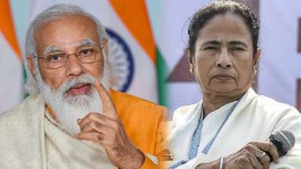 PM Modi and Mamta Banerjee (symbolic picture)