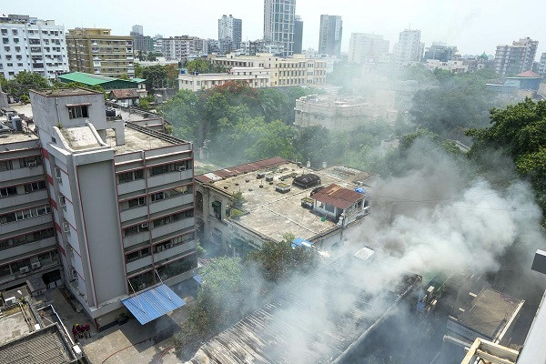 Park Centre fire (symbolic picture)