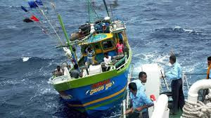 India and Sri Lanka Fisherman Boat(symbolic picture)