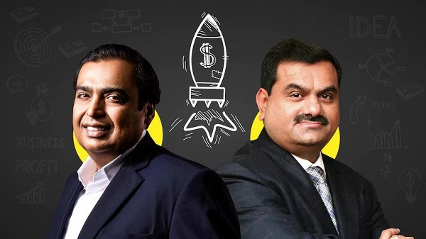 Mukesh Ambani and Gautam Adani (symbolic picture)