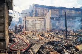 Kidderpore market fire, Kidderpore shop fire relief,