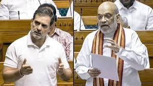 Amit Shah Constitution Amendment Bill, Rahul Gandhi double standards,