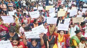 Primary tet 2022 protest, salt lake karunamoyee protest,