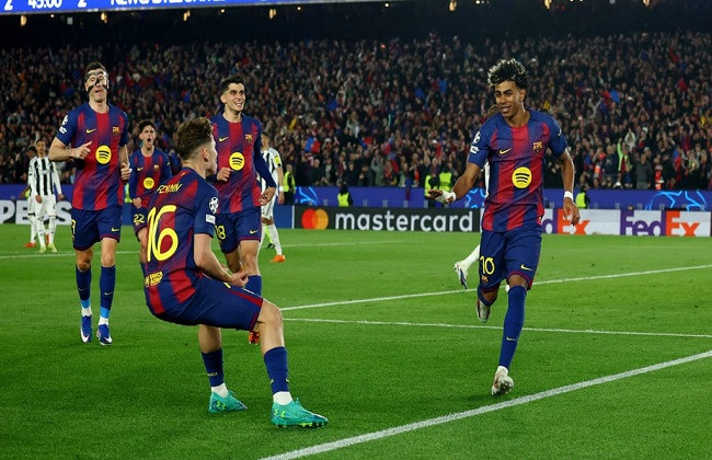 Champions League: Barcelona advances to Champions League quarter-finals with huge win