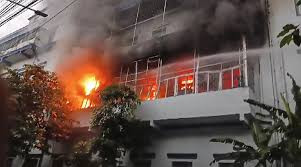 Fire at Anandalok Hospital