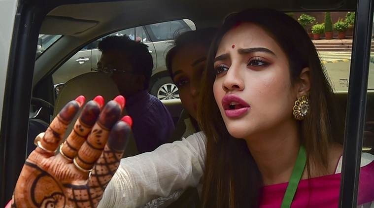 Nusrat appeared at the ED office, Yash was by her side.