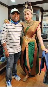 Umesh Pawar with Trisha