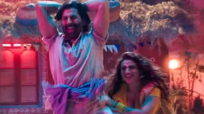 Akshay Kumar Bhojpuri song, Ghis Ghis Ghis song Welcome to the Jungle,