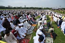 Eid prayers in the brigade