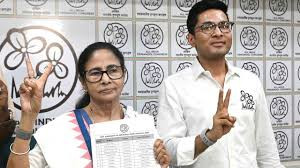 Chief Minister Mamata Banerjee. Trinamool MP Abhishek Banerjee
