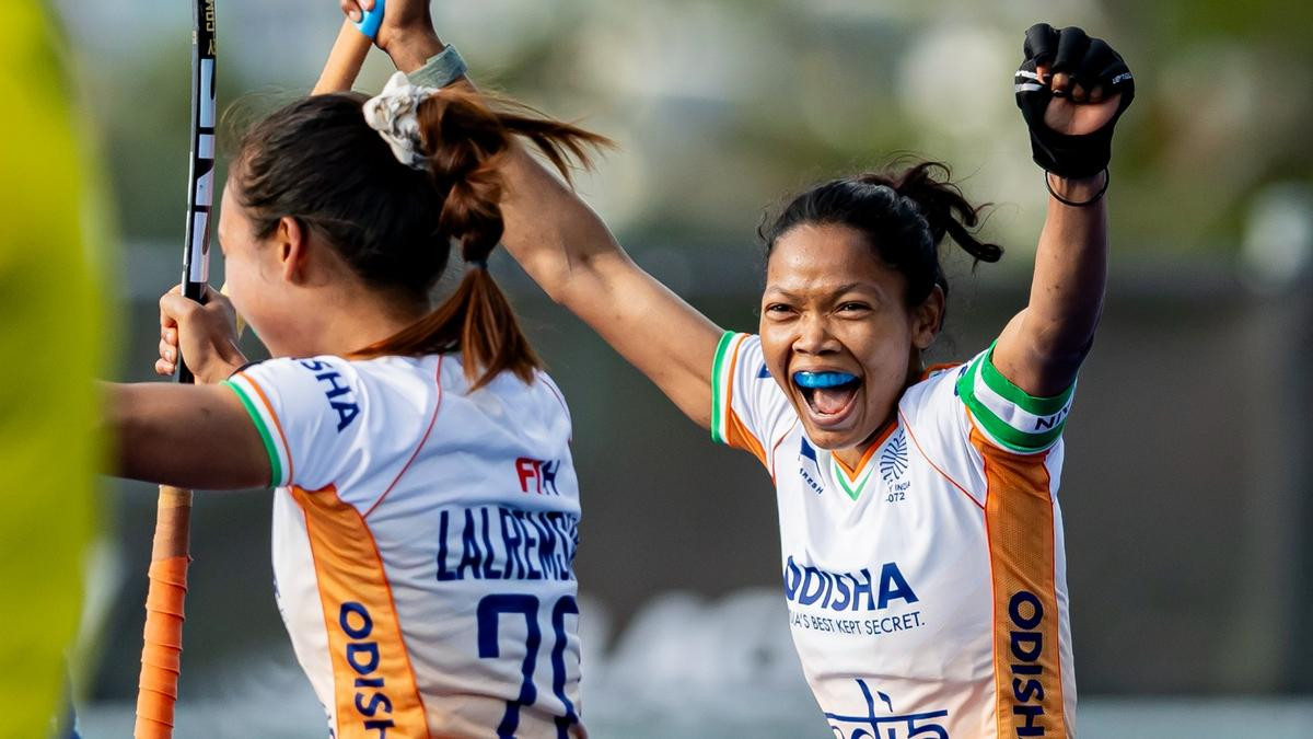 India secures a spot in the FIH Women's Nations Cup semi-finals after defeating Japan.