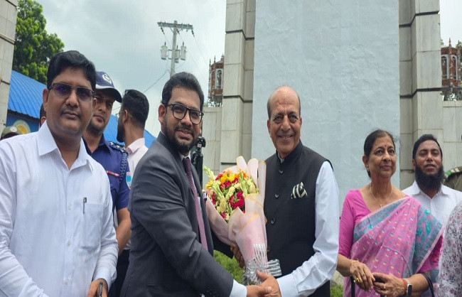 Indian High Commissioner Dinesh Trivedi visited Bangladesh.