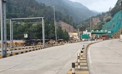 Tight security on the Jammu-Srinagar highway ahead of the Amarnath Yatra.