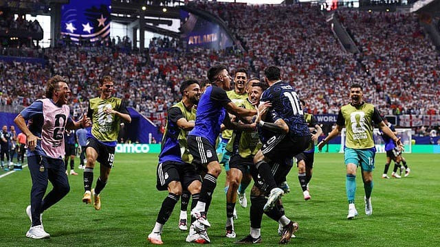 Argentina reached the final by defeating England.