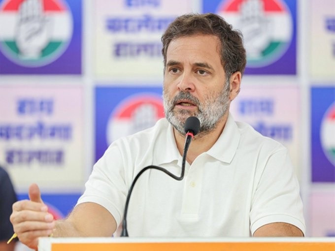 Everything is shut down—except for question paper leaks; Rahul lashes out at Modi.