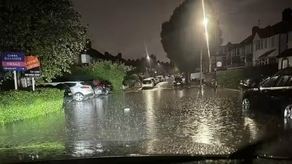 West London Flooded