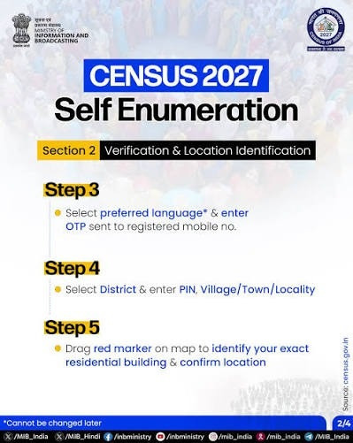 Census 2027 self enumeration