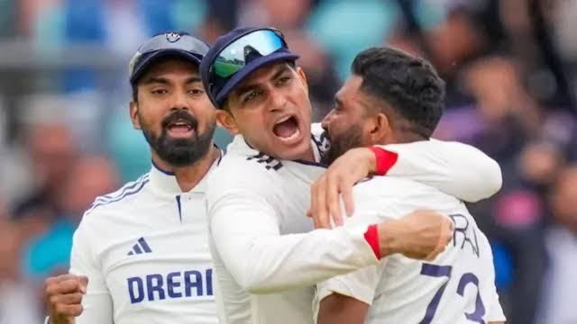 Indian cricket team captain Shubman Gill, elated.