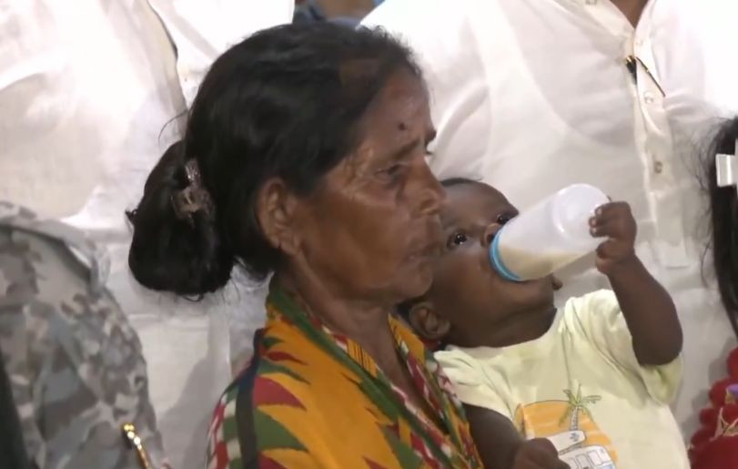 Suvendu meets Sita Devi; Locket takes a dig at Mamata.