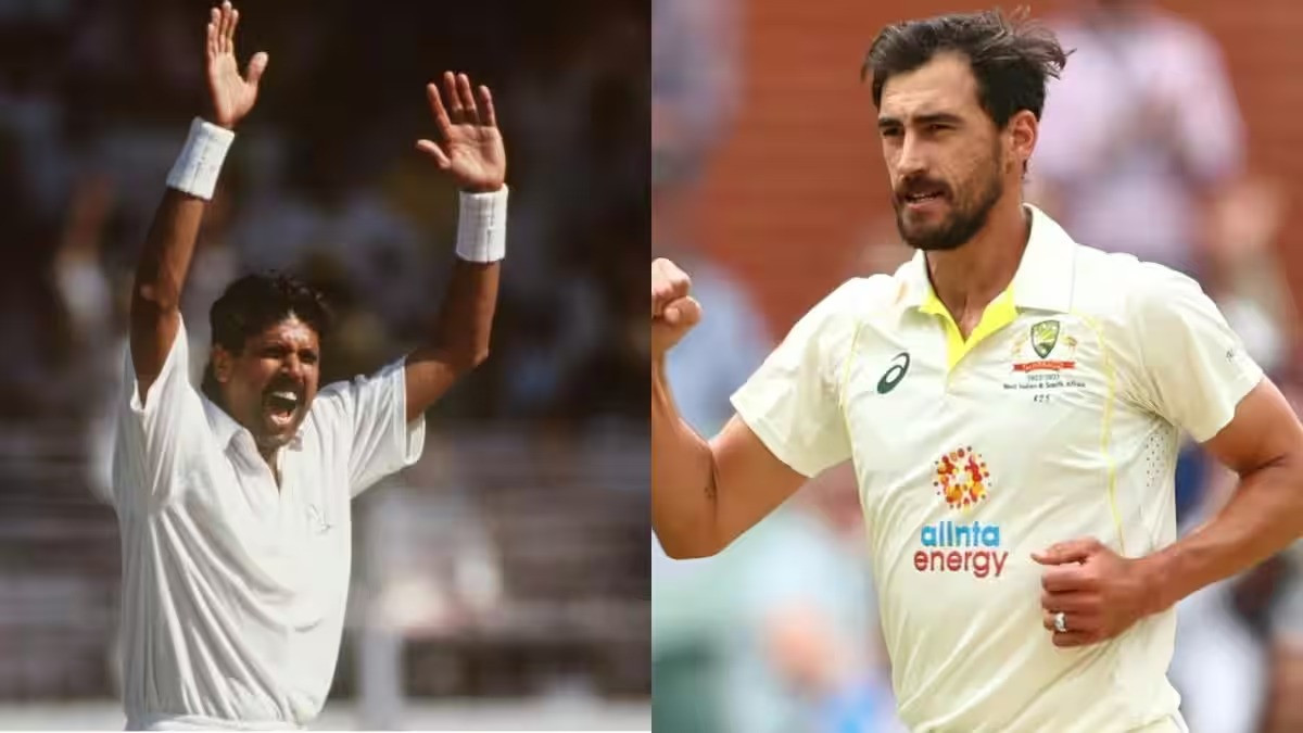 Michelle Starc and Kapil Dev