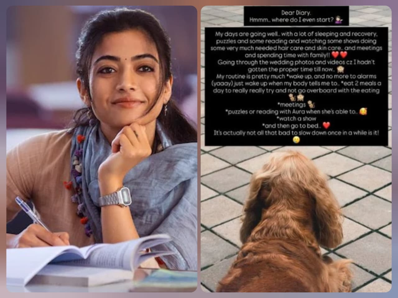 Rashmika Mandanna shares recovery update