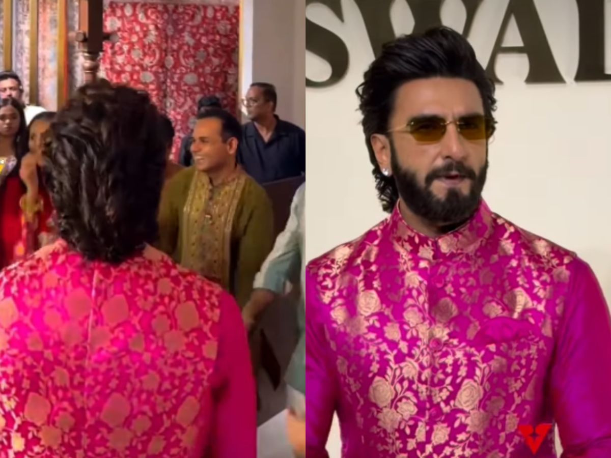 Ranveer Singh danced Garba with Nita Ambani at the Ambani party.
