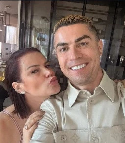Ronaldo with his sister